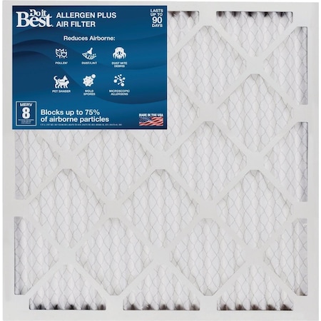 All-Source 12 In. x 20 In. x 1 In. MERV 8 Furnace Filter DB1-1220-8-12